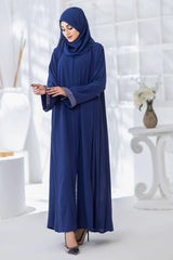 Indigo Embroidered Abaya