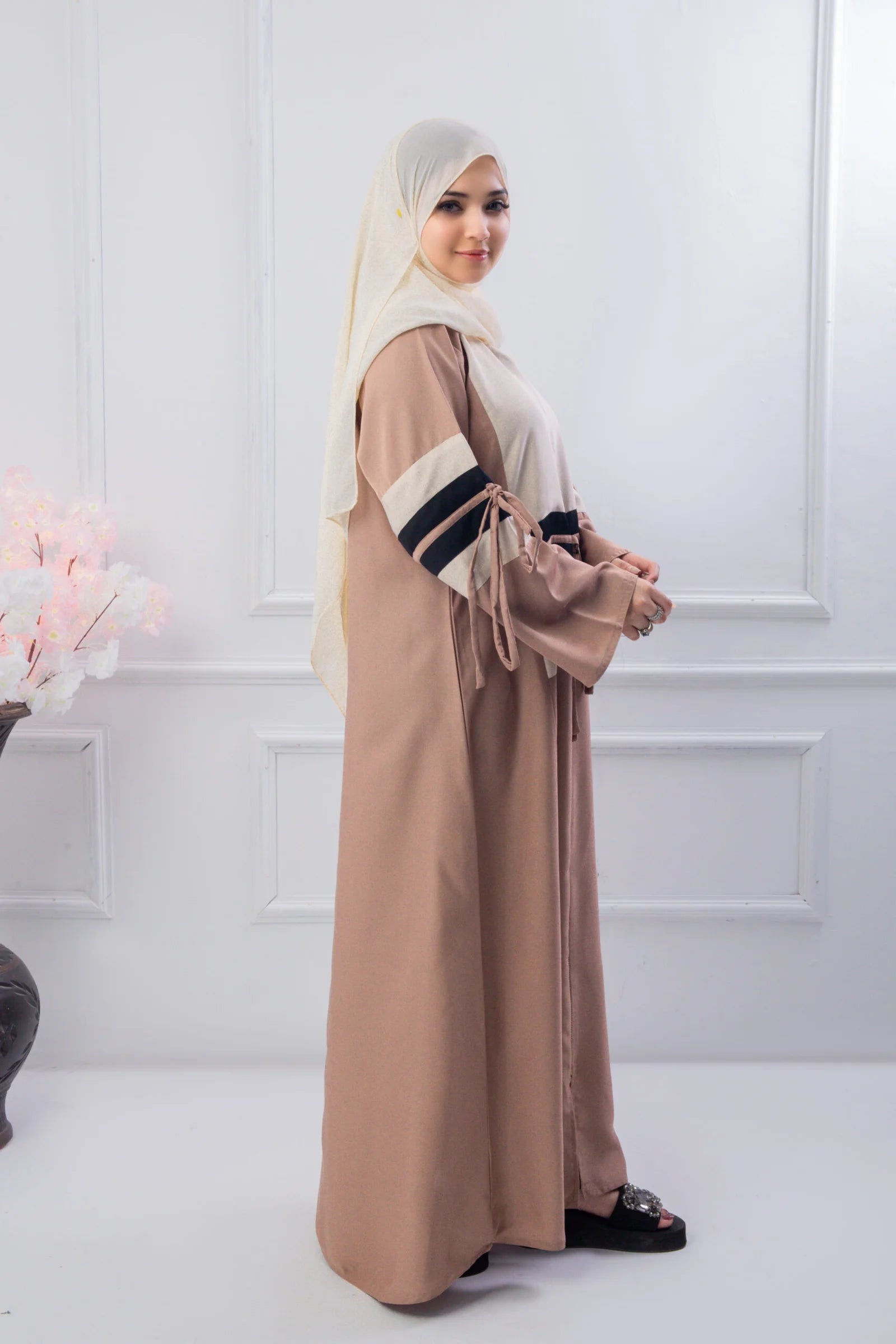 Beige Elegance Abaya